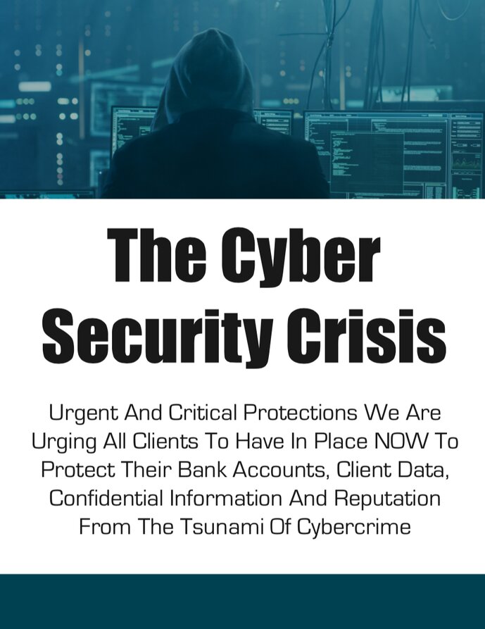 Cyber Security Crisis Free Report Cover Image